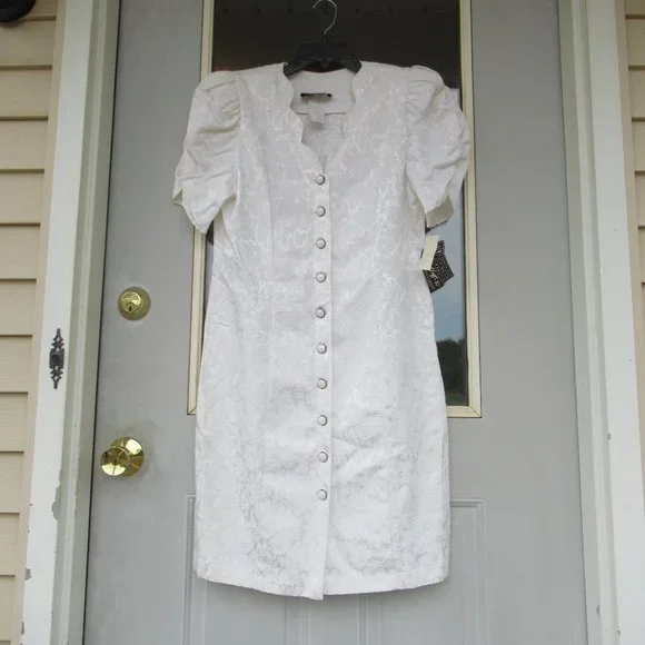 ❌Last Chance❌ NWT Vintage 80s 90s button down floral dress - Picture 4 of 16